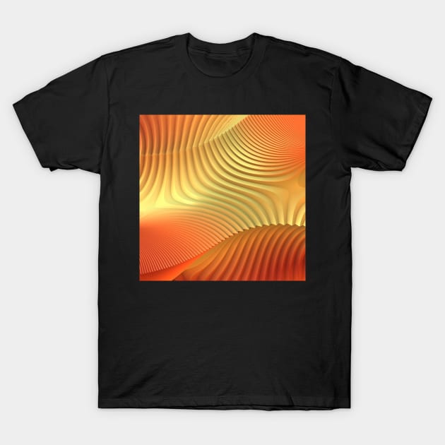 Orange Twist T-Shirt by lyle58